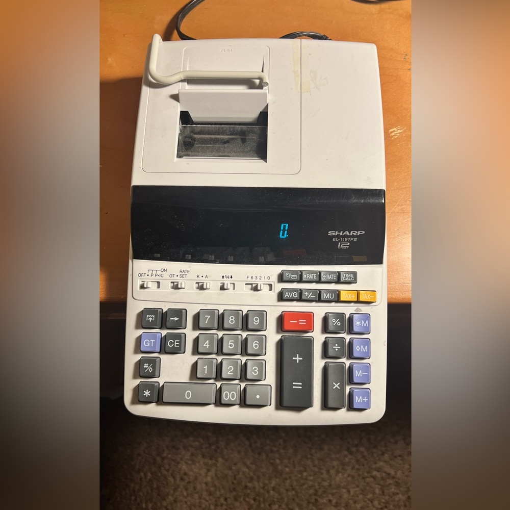 COPY - Sharp EL-1197PIII Printing Calculator ~ Works Great and Tested x✨